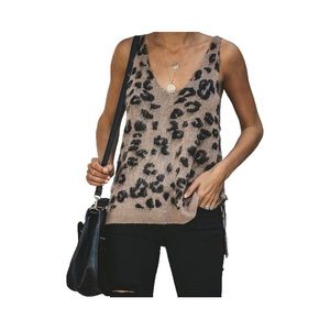 Leopard sweater shirt